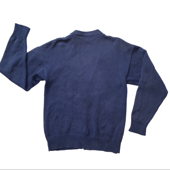 v i n t a g e :: Grandpa Slouchy Oversized Argyle Cardigan Knit Sweater - Picture 5 of 10